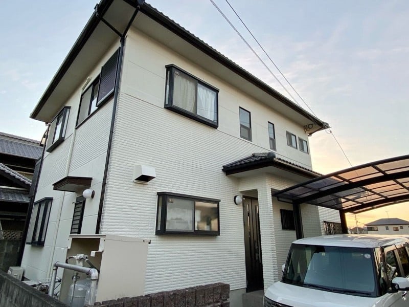 香川本店☀️外壁塗装屋根塗装完工しました😃